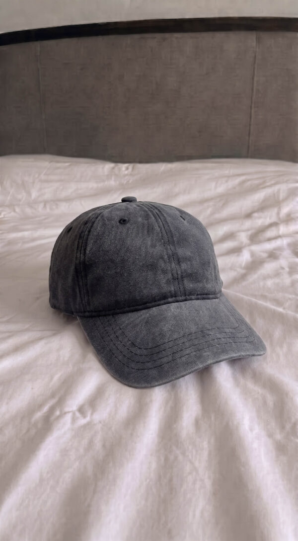Plain black cap!