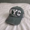 NYC green cap
