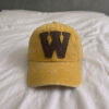 w yellow cap