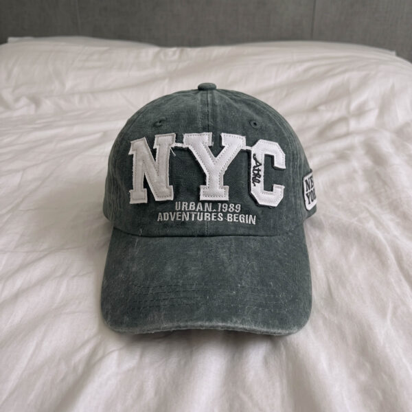 NYC green cap