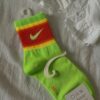 GREEN NIKE SOCKS